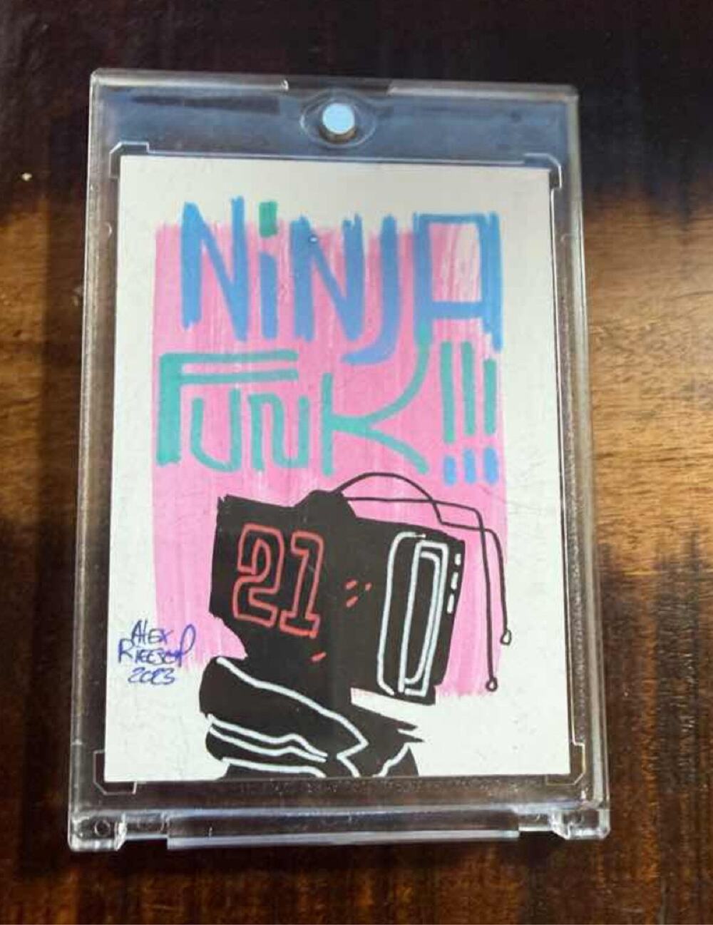 Ninja Funk Trading Card Alex Reigel Signed Art Whatnot Publishing 2023